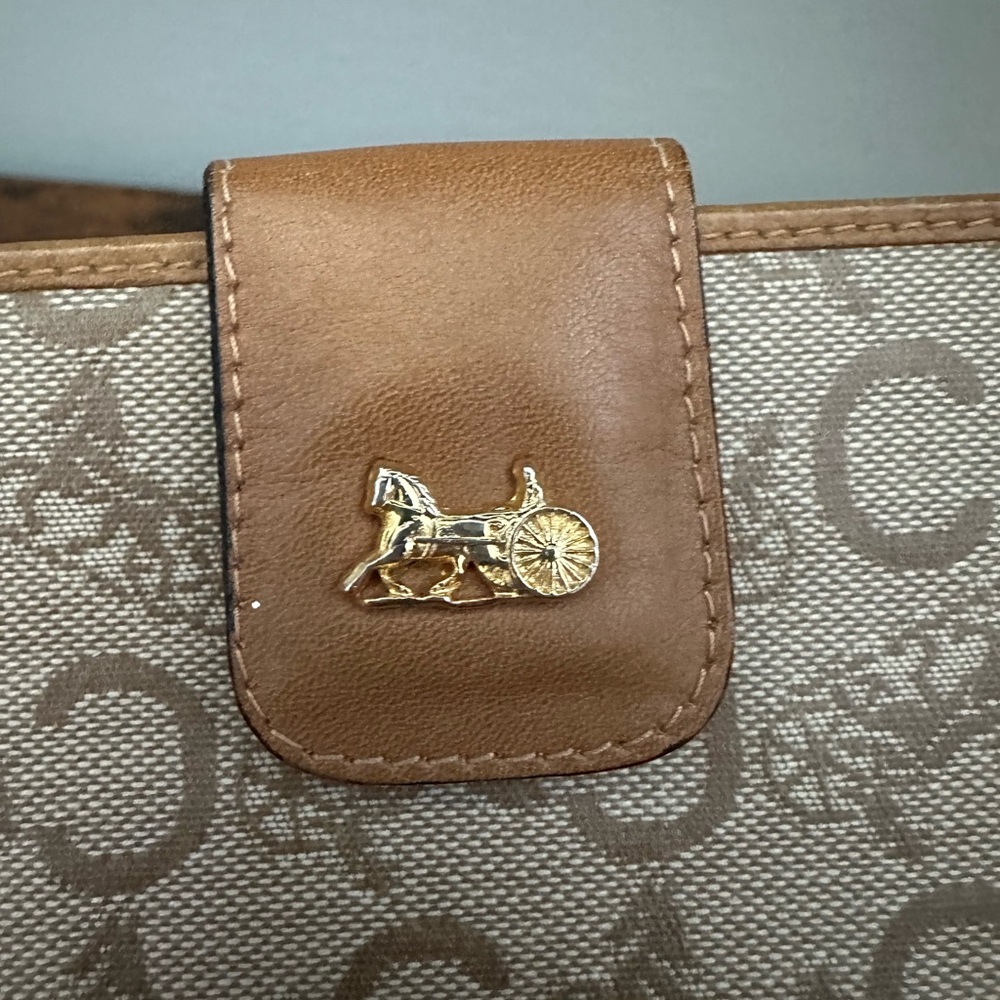 Celine is Tan and Brown Signature Wallet - Picture 6 of 8